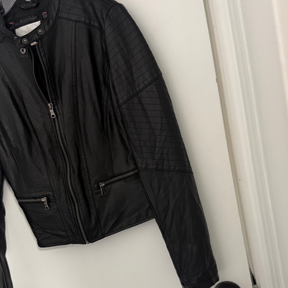 xhilaration Black Leather Women's Jacket - Picture 5 of 7